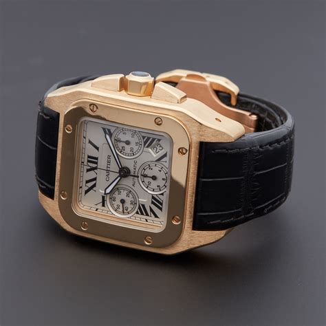 cartier santos watch buyer|pre owned cartier santos 100.